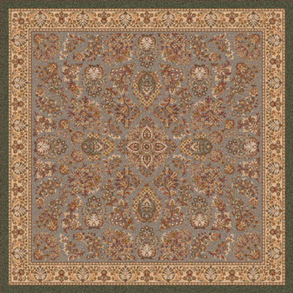 Milliken Rug, Autumn Forest, 7' 7" x7' 7" Traditional Area Rugs