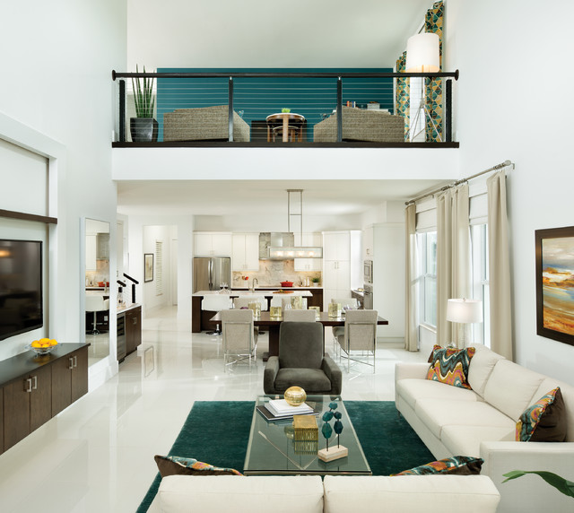 Barano Model Home Interior Design - Contemporary - Living ...