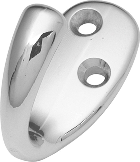 Utility Chrome Hook, 2" Traditional Wall Hooks by Simply Knobs And Pulls
