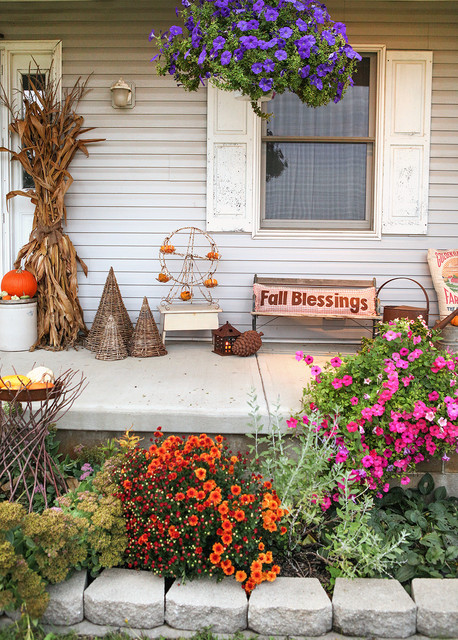 Eclectic Porch Columbus Autumn Porches eclectic-porch
