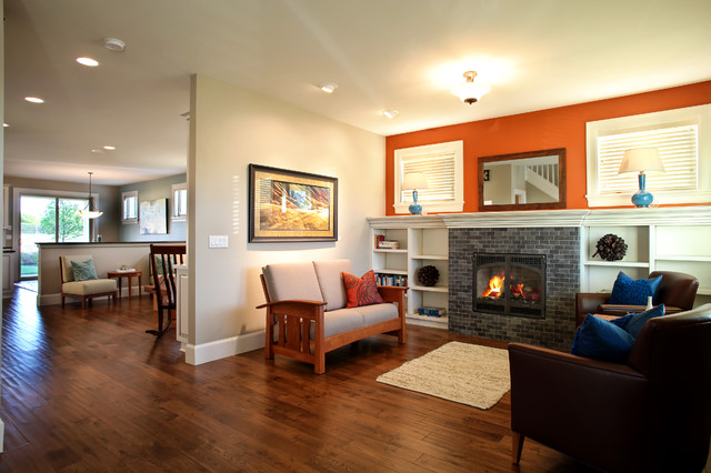 modern twist on traditional sitting room