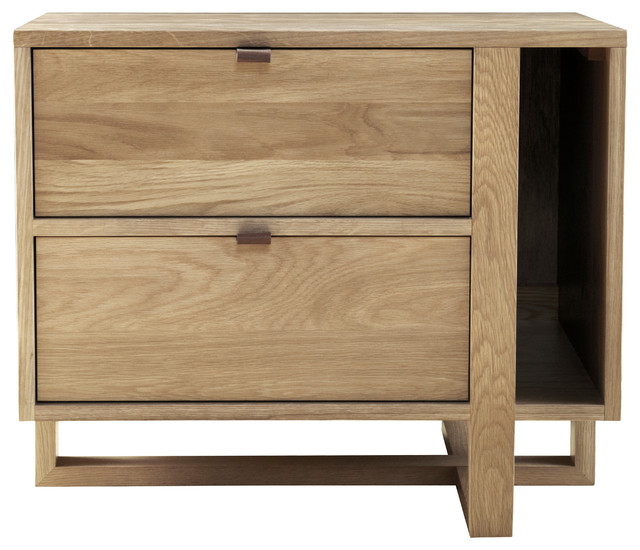 Fulton Bedroom Magazine Night Stand Left Contemporary Nightstands