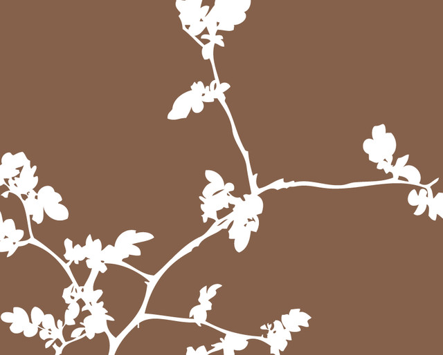 Botanical Branches Wall Mural Contemporary Wallpaper by Murals