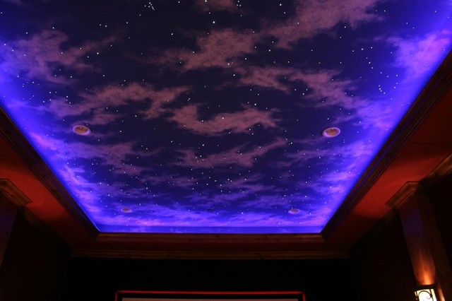 star wallpaper ceiling