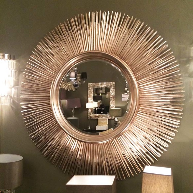 Extra Large Sunburst Mirror 145cm Contemporary Wall Mirrors