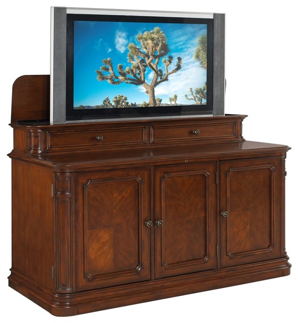 Banyan Creek TV Lift Contemporary Entertainment Centers And
