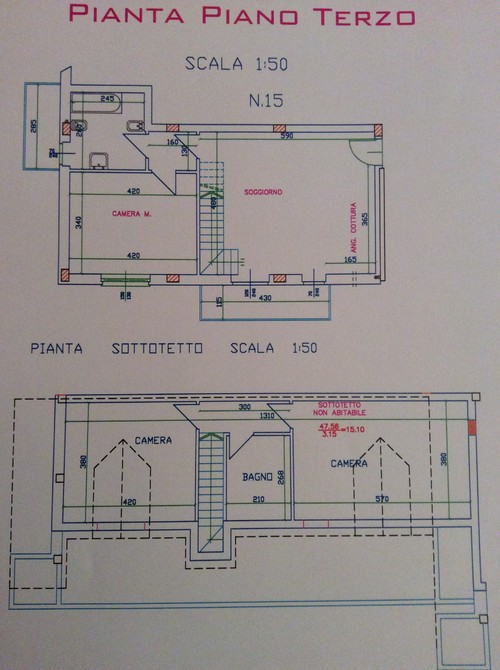 La camera da letto! letto centrale o attaccato alla parete?