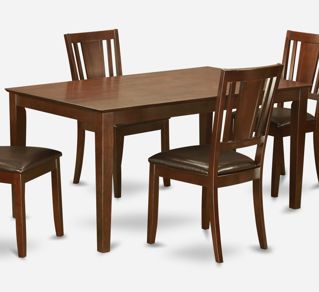 Capri Rectangular Dining Table 36"X60" with Solid Wood Top