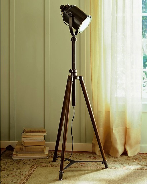 Photographer's Tripod Floor Lamp - Eclectic - Floor Lamps - by Pottery Barn