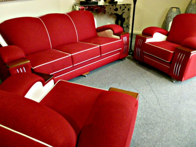 art deco lounge suites Craftsman melbourne by deco