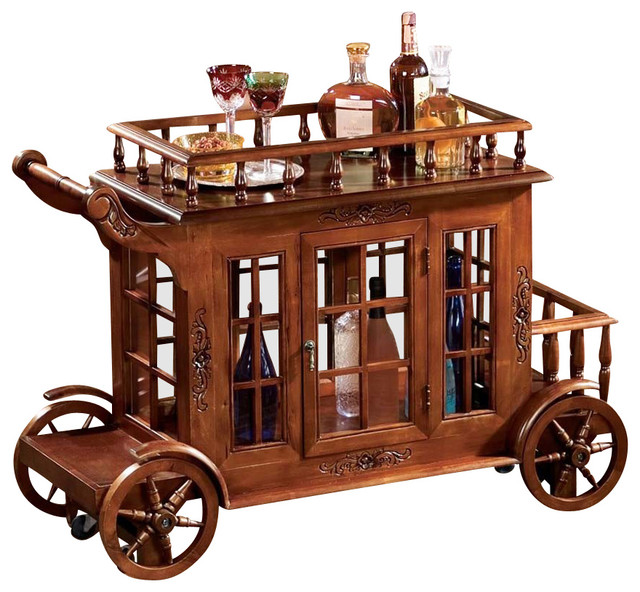 Cranbrook Manor Cordial Carriage Victorian Bar Carts by