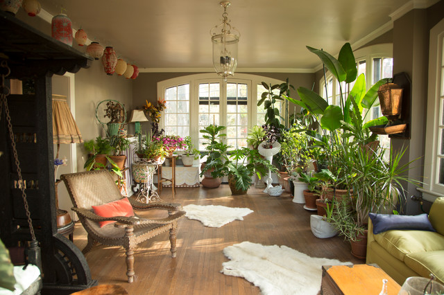Eclectic Sunroom New York Suburban Villa in Westchester, NY eclectic-sunroom