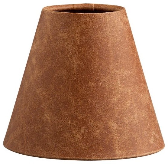 Faux Leather Chandelier Shade Modern Lamp Shades by Crate&Barrel