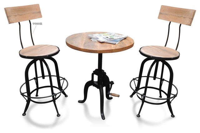 Table et chaise bistrot