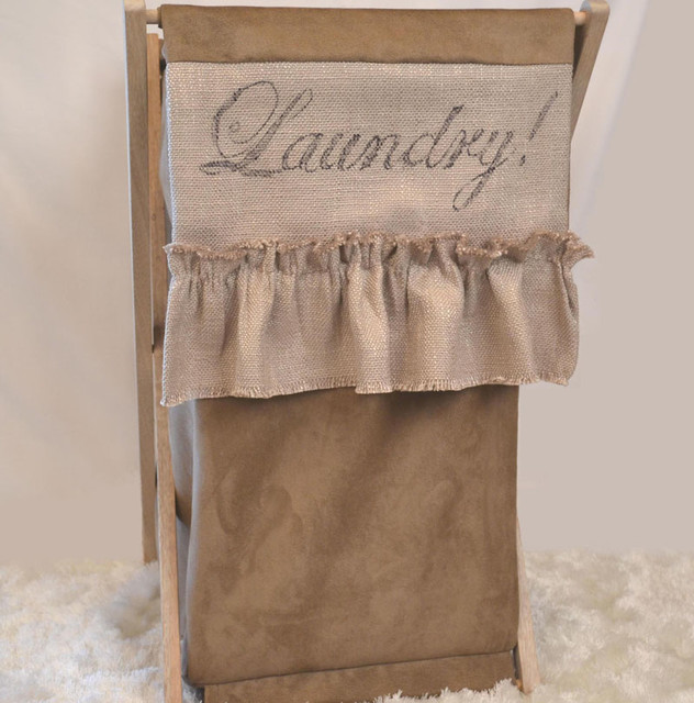 French Farmhouse Melle Hamper Modern Hampers by Rosenberry Rooms