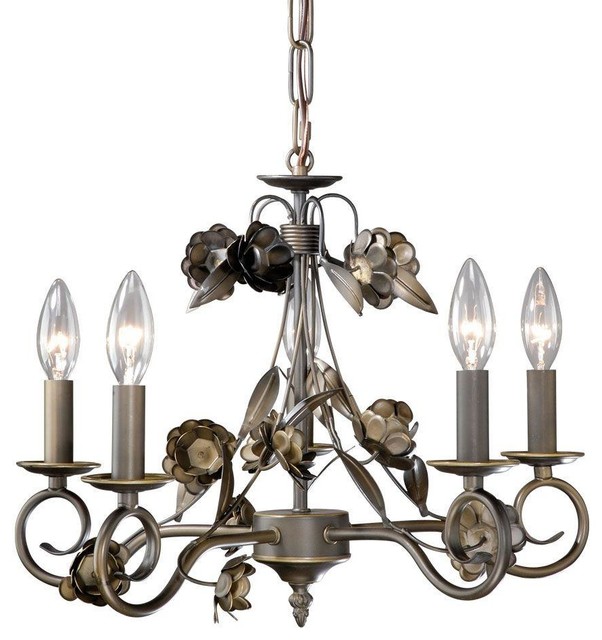 Laura Ashley Chandeliers Ana 5Light Oil Rubbed Bronze Chandelier