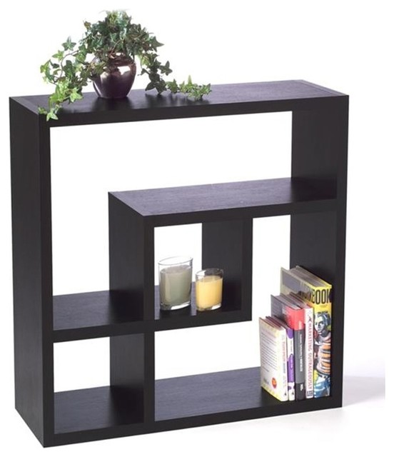 Northfield Modular Bookcase in Espresso Finis Contemporary Bookcases