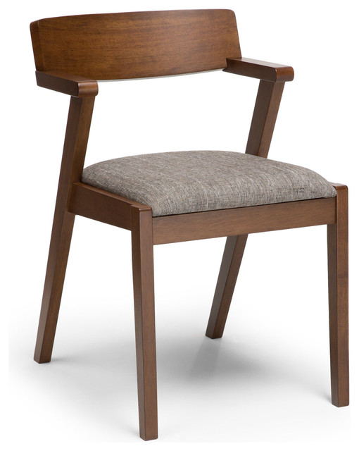Zola Coral Cocoa Dining Chair Modern Dining Chairs by