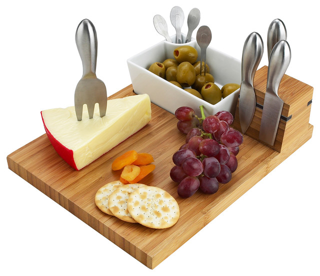 Buxton Cheese Board Set Modern Cheese Boards And Platters by