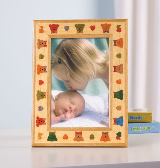 Teddy Bear Marquetry Frame Traditional Picture Frames by Exposures