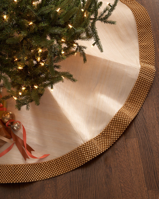 golden beaded christmas tree skirt contemporary christmas golden beaded christmas tree skirt contemporary christmas