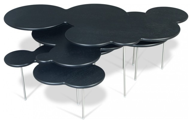 Couchtisch set clouds schwarz modern coffee table sets by ...
