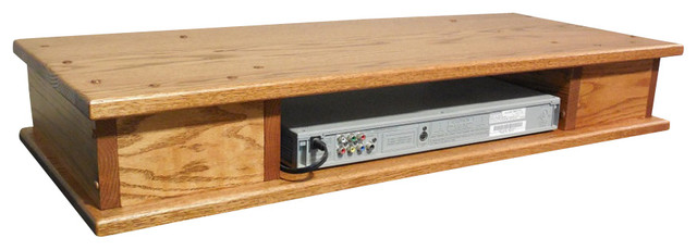 Flat Screen Oak TV Riser With Drawers - Traditional ...