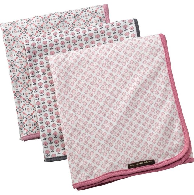 Petunia Pickle Bottom Swaddling Blanket Girls' Swaddling Blankets 3
