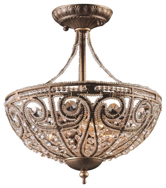 Bethany Collection 13 Wide Ceiling Light Fixture Traditional Flush