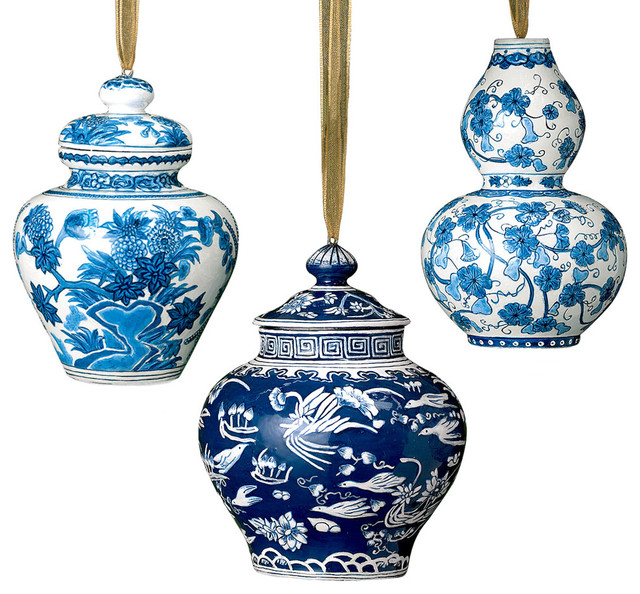 blue and white christmas ornament set asian christmas blue and white christmas ornament set asian christmas