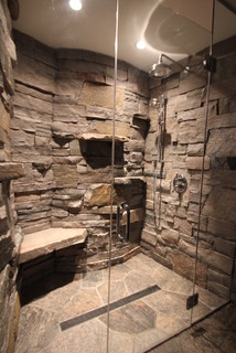 Cabin in a Cabin - Gravenhurst ON - Rustic - Bathroom 