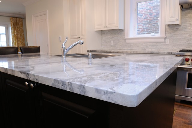 Granite Quartzite Marble Quartz Countertops Traditional Kitchen Toronto by