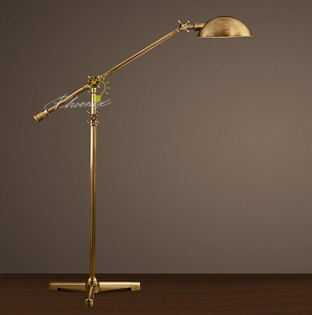 RH Antique Copper Table lamp Contemporary Floor Lamps new york