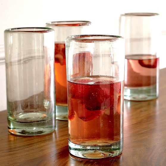 New Chunky Recycled Glassware Modern Cocktail Glasses