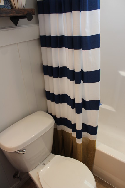 Double Sided Shower Curtain DIY Drop Cloth Shower Curtain