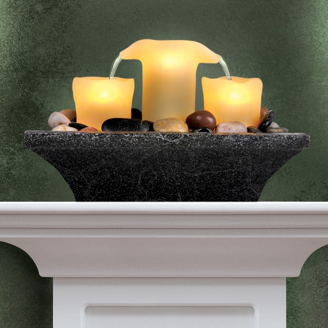 Order Home Collection Fameless LED Candle Fountain Contemporary