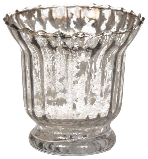 Mercury Glass Vase Traditional Vases by ABC Carpet & Home