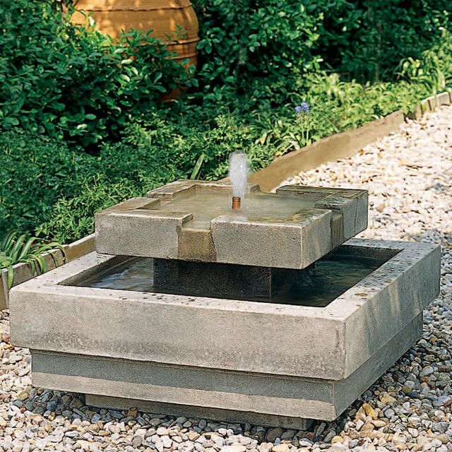 Campania International Escala Water Outdoor Fountain FT36NA Contemporary Outdoor