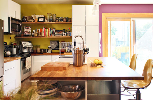 My Houzz: Color and Creativity Energize a Midcentury Home