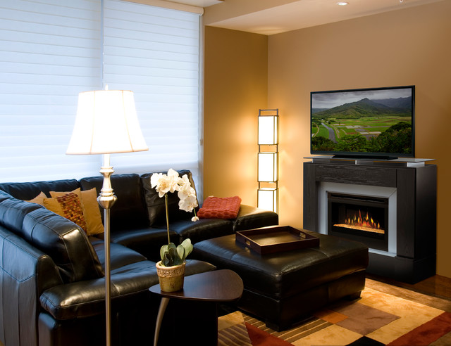 Living Room Ideas With Electric Fireplace And Tv