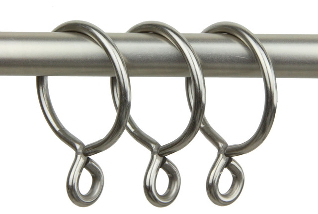Curtain Rod No Holes Curtain Rings with Clips