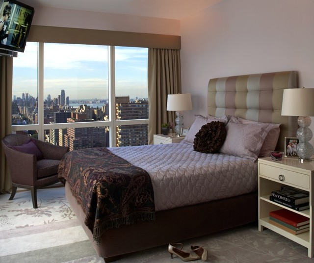 Simple New York Bedroom Ideas for Large Space