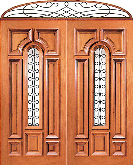 Double Entry Doors Double Entry Doors With Elliptical Transom