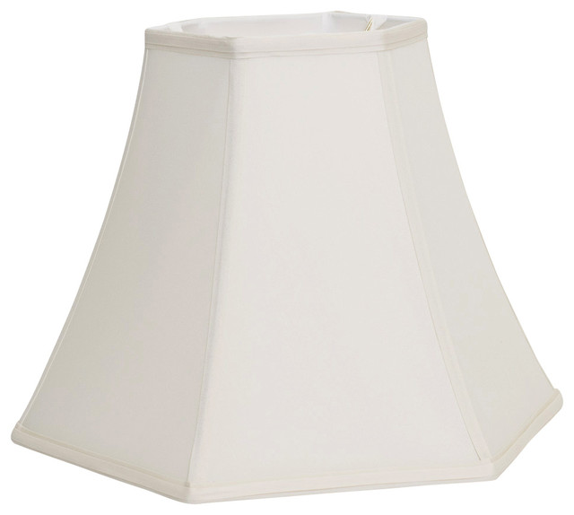 Shantung Hexagonal Bell Lampshade Traditional Lamp Shades by