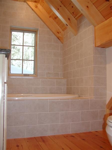 Full Bath Tile Design  Rustic  Bathroom  burlington  by Carol 