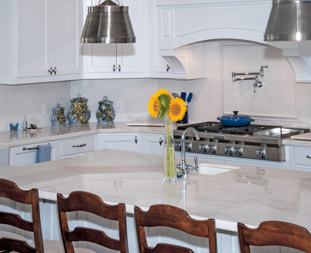 Kitchen Island and Millwork Beyond Traditional Kitchen dallas