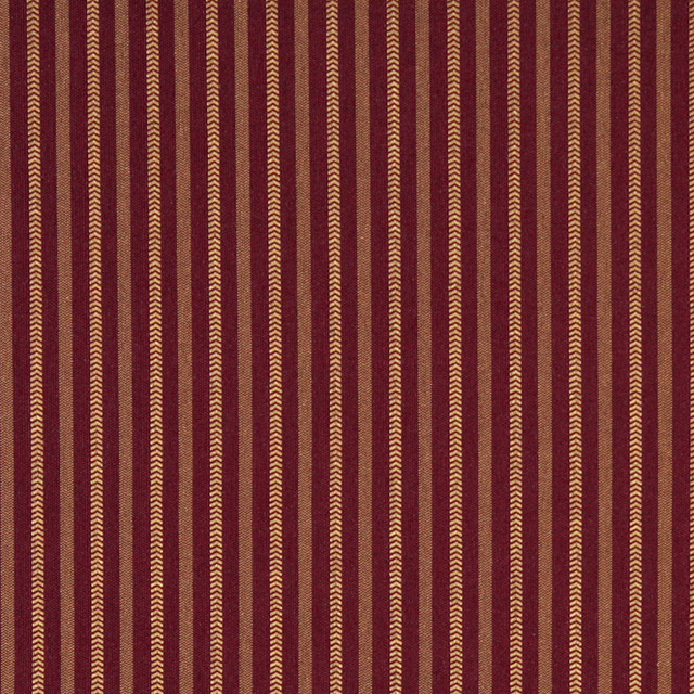 Burgundy Red Striped Heavy Duty Crypton Fabric By The Yard Sample