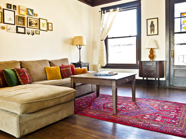 Modern Rustic Eclectic Living Room Chicago By Cynthia Lynn Photography