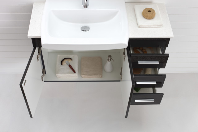 Bathroom Vanity With Soft Closings contemporarybathroomvanities 