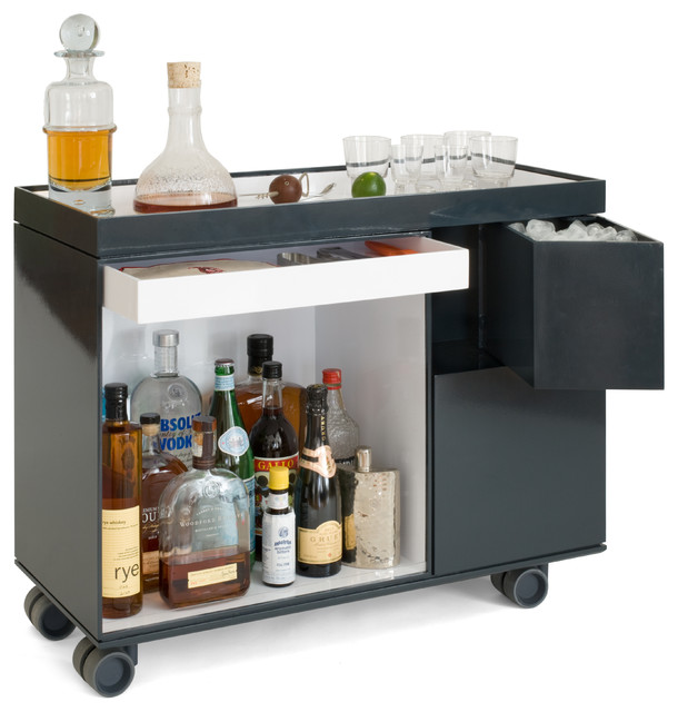 BoxCart Contemporary Bar Carts kansas city by FORWARD Design